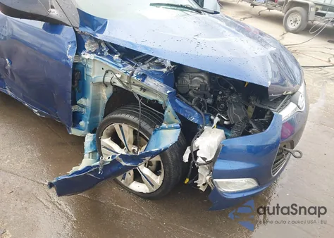 2017 Hyundai Veloster Value Edition z USA, uszkodzony, nr VIN KMHTC6AD2HU320879